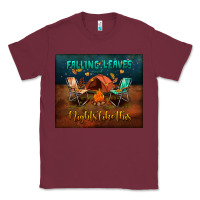 Burgundy falling leaves and nights like this mouse pad Classic Tee - BundleAndBundleShop