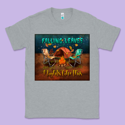Falling Leaves And Nights Like This Mouse Pad Classic Tee Designed By Bundleandbundleshop