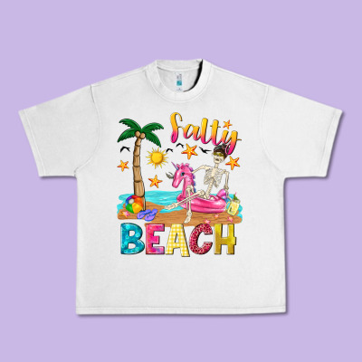 Salty Beach Urban Heavy Tee Designed By Texasbilliewilder