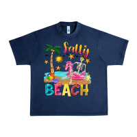 Navy salty beach Urban Heavy Tee - texasbilliewilder