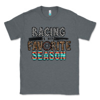 Charcoal Heather racing is my favorite season Classic Tee - CowhideDigitalArt