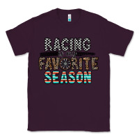 Plum racing is my favorite season Classic Tee - CowhideDigitalArt