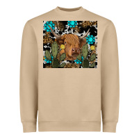 Mushroom western cow Heavyweight Sweatshirt - RanaPortraitStore