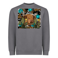 Storm western cow Heavyweight Sweatshirt - RanaPortraitStore