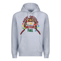 Heather Grey merry christmas shitter s full Premium Hoodie - MaliasSmallBusiness