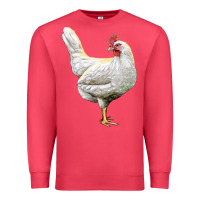 Cardinal leghorn chicken Premium Sweatshirt - LillyAllenDesigns