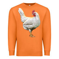 Carrot leghorn chicken Premium Sweatshirt - LillyAllenDesigns