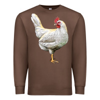 Chestnut leghorn chicken Premium Sweatshirt - LillyAllenDesigns
