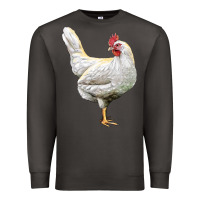 Smoke leghorn chicken Premium Sweatshirt - LillyAllenDesigns