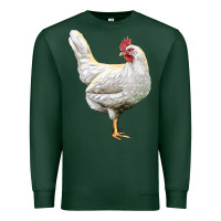 Sports Green leghorn chicken Premium Sweatshirt - LillyAllenDesigns