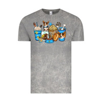 Cloud Rock corgi coffee cups Vintage Tee - Zillion Design Studio