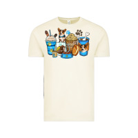 Vintage Arctic corgi coffee cups Vintage Tee - Zillion Design Studio