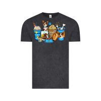 Vintage Black corgi coffee cups Vintage Tee - Zillion Design Studio