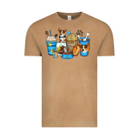 Vintage Camel corgi coffee cups Vintage Tee - Zillion Design Studio