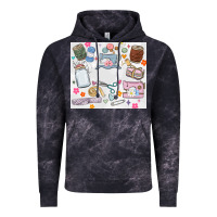 Cloud Black sewing Vintage Hoodie - MaliasSmallBusiness