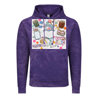 Cloud Purple sewing Vintage Hoodie - MaliasSmallBusiness