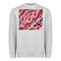 Heather Grey valentines day pinky Heavyweight Sweatshirt - RanaPortraitStore