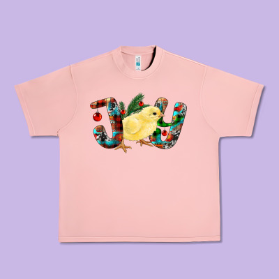 Christmas Joy Chick Urban Heavy Tee Designed By Ranaportraitstore