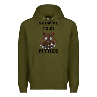 Army Green Show Me Your Pitties Premium Hoodie - Bettercallsaul