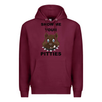 Burgundy Show Me Your Pitties Premium Hoodie - Bettercallsaul