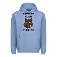 Colony Blue Show Me Your Pitties Premium Hoodie - Bettercallsaul