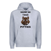 Heather Grey Show Me Your Pitties Premium Hoodie - Bettercallsaul