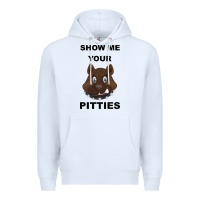 White Show Me Your Pitties Premium Hoodie - Bettercallsaul