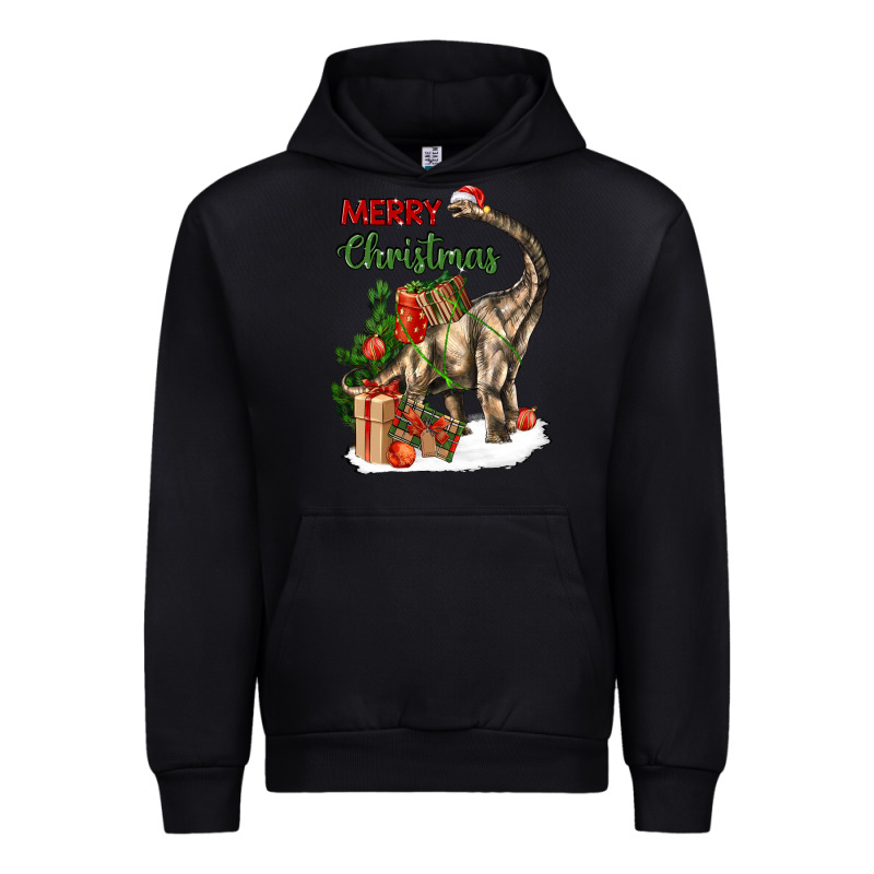 Merry Christmas Brachiosaurus Urban Hoodie by LillyAllenDesigns | Teevron