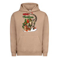 Pigment Burro merry christmas brachiosaurus Urban Hoodie - LillyAllenDesigns