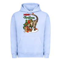 Pigment Grape Ice merry christmas brachiosaurus Urban Hoodie - LillyAllenDesigns
