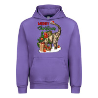 Tulip merry christmas brachiosaurus Urban Hoodie - LillyAllenDesigns