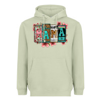 Matcha license letters floral mama Heavyweight Hoodie - Jasminsmagicworld
