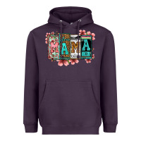 Plum license letters floral mama Heavyweight Hoodie - Jasminsmagicworld