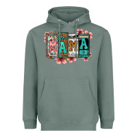 Sage license letters floral mama Heavyweight Hoodie - Jasminsmagicworld