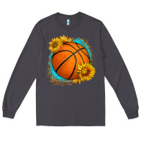 Smoke western basketball with sunflower Long Sleeve Tee - HRA Design Shop
