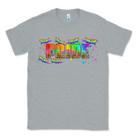 Heather Grey lgbtq pride  libbey glass Classic Tee - HRA Design Shop