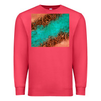 Cardinal leather turquoise glitter tumbler Premium Sweatshirt - Jasminsmagicworld