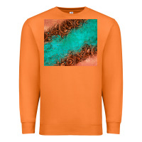 Carrot leather turquoise glitter tumbler Premium Sweatshirt - Jasminsmagicworld