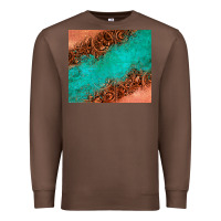 Chestnut leather turquoise glitter tumbler Premium Sweatshirt - Jasminsmagicworld