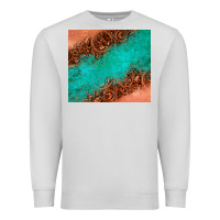 Dove Grey leather turquoise glitter tumbler Premium Sweatshirt - Jasminsmagicworld