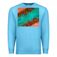 Ocean Blue leather turquoise glitter tumbler Premium Sweatshirt - Jasminsmagicworld