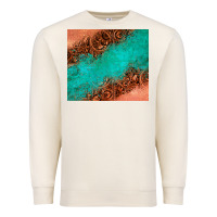 Sandshell leather turquoise glitter tumbler Premium Sweatshirt - Jasminsmagicworld