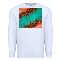 White leather turquoise glitter tumbler Premium Sweatshirt - Jasminsmagicworld