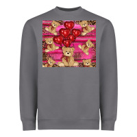 Storm valentines day teddy bear tumbler Heavyweight Sweatshirt - RanaPortraitStore