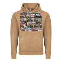 Vintage Camel pray big worry small trust god Vintage Hoodie - MaliasSmallBusiness