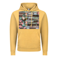 Vintage Mustard pray big worry small trust god Vintage Hoodie - MaliasSmallBusiness