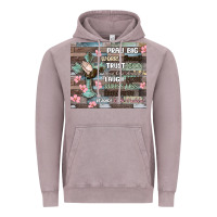 Vintage Zinc pray big worry small trust god Vintage Hoodie - MaliasSmallBusiness