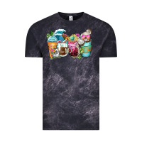 Cloud Black skeleton summer coffee cups Vintage Tee - Zillion Design Studio