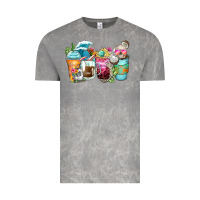 Cloud Rock skeleton summer coffee cups Vintage Tee - Zillion Design Studio
