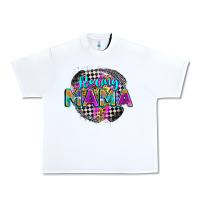 White racing mama Urban Heavy Tee - Zillion Design Studio